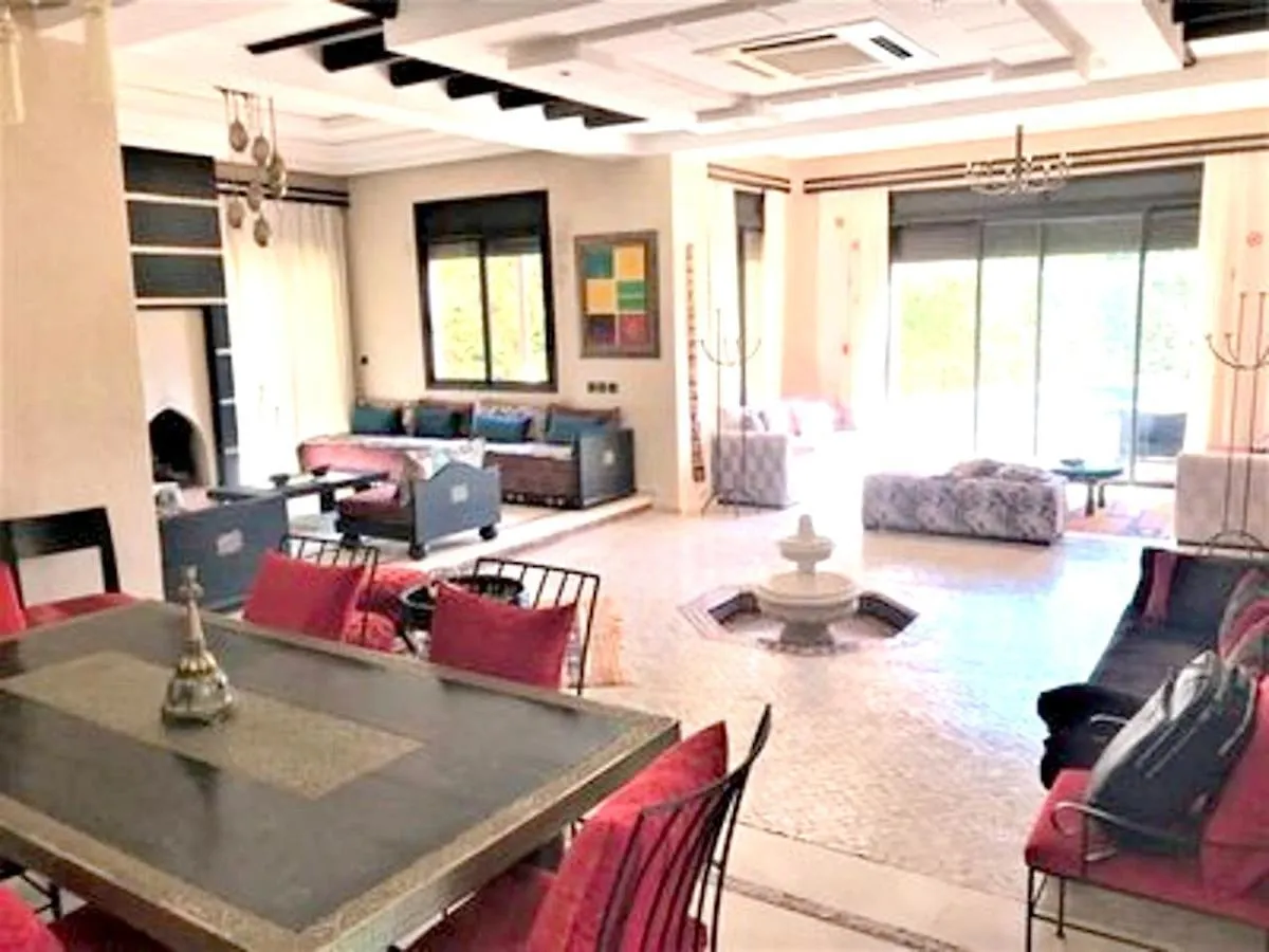 5 Bedrooms Villa With Private Pool Enclosed Garden And Wifi At Marrakech Annakhil Marrakesh