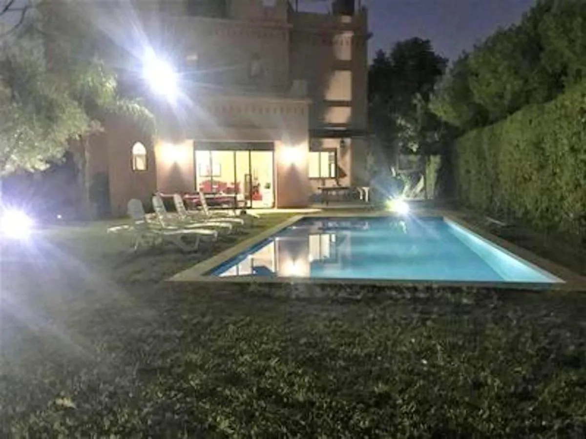 5 Bedrooms Villa With Private Pool Enclosed Garden And Wifi At Marrakech Annakhil Marrakesh