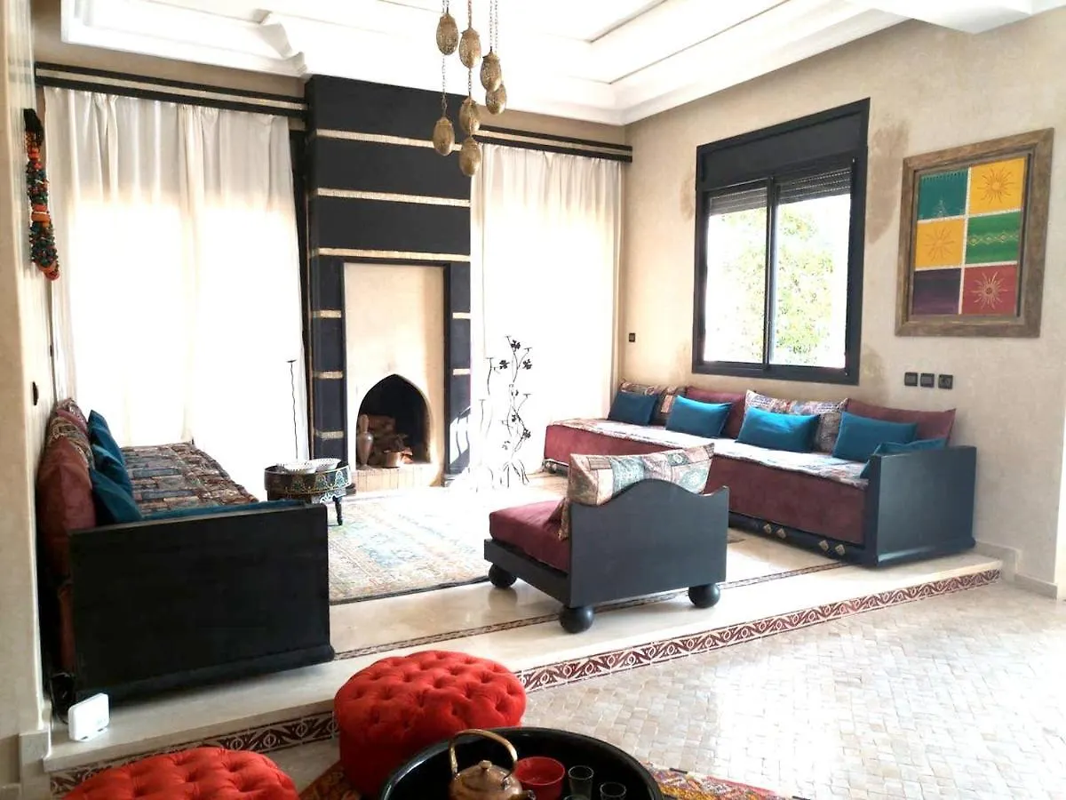 5 Bedrooms Villa With Private Pool Enclosed Garden And Wifi At Marrakech Annakhil Marrakesh