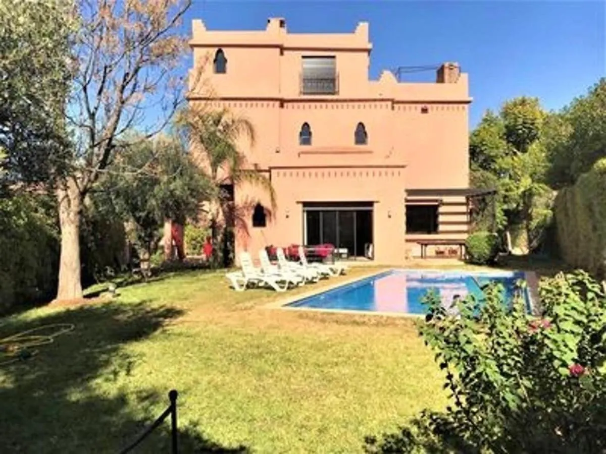 5 Bedrooms Villa With Private Pool Enclosed Garden And Wifi At Marrakech Annakhil Marrakesh